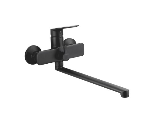 Смеситель Avrora Grand Gun Metall AV3830 для ванны и душа, графит