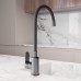 Смеситель Avrora Kitchen AV9002GM для кухонной мойки, оружейная сталь