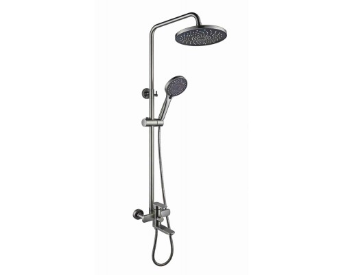 Душевая система Avrora Alba AV7240GM оружейная сталь