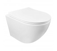 Унитаз подвесной Azario Grado AZ-0046 SP безободковый, с микролифтом