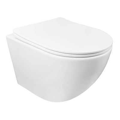 Унитаз подвесной Azario Grado AZ-0046 SP безободковый, с микролифтом