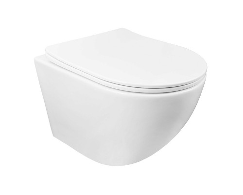 Унитаз подвесной Azario Grado AZ-0046 SP безободковый, с микролифтом