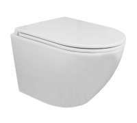 Унитаз подвесной Azario Grado AZ-0046-N безободковый, с микролифтом