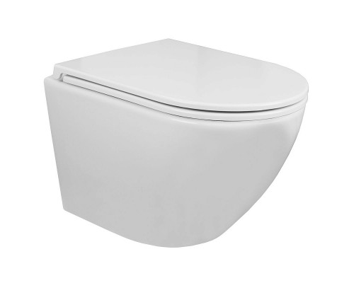 Унитаз подвесной Azario Grado AZ-0046-N безободковый, с микролифтом