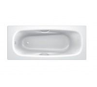 Стальная ванна BLB Universal Anatomica HG 170х75 с отверстиями для ручек B75L