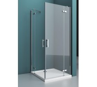 Душевой уголок BelBagno Kraft 90x80x195 KRAFT-AH-22-90/80-C-Cr-R профиль хром/матовый, стекло прозрачное