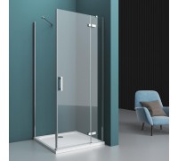 Душевой уголок BelBagno Kraft 120x90x195 KRAFT-AH-12-120/90-C-Cr-R профиль хром/матовый, стекло прозрачное