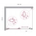 Душевой уголок BelBagno Luce 110x90х195 LUCE-AH-1-110/90-C-Cr профиль хром, стекло прозрачное