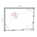 Душевой уголок BelBagno Luce 145x110х195 LUCE-AH-22-145/110-C-Cr профиль хром, стекло прозрачное