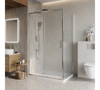 Душевой уголок BelBagno Luce 150x80х195 LUCE-AH-1-150/80-C-Cr профиль хром, стекло прозрачное