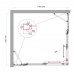 Душевой уголок BelBagno Luce 120x115х195 LUCE-AH-22-120/115-C-Cr профиль хром, стекло прозрачное