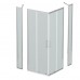 Душевой уголок BelBagno Luce 110x110х195 LUCE-A-22-90+20-P-Cr профиль хром, стекло рифленое