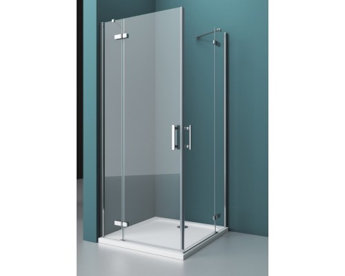 Душевой уголок BelBagno Kraft 90x80x195 KRAFT-AH-22-90/80-C-Cr-L профиль хром/матовый, стекло прозрачное