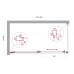 Душевой уголок BelBagno Luce 150x80х195 LUCE-AH-1-150/80-C-Cr профиль хром, стекло прозрачное