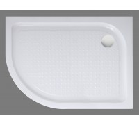 Душевой акриловый поддон BelBagno Tray 100х80 правый TRAY-BB-RH-100/80-550-15-W-R