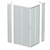 Душевой уголок BelBagno Luce 150x120х195 LUCE-AH-22-150/120-C-Cr профиль хром, стекло прозрачное
