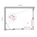 Душевой уголок BelBagno Luce 130x100х195 LUCE-AH-21-130/100-C-Cr профиль хром, стекло прозрачное