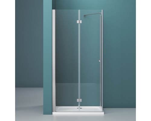 Душевая дверь BelBagno Albano 100x195 ALBANO-BS-12-100-C-Cr профиль хром, стекло прозрачное