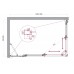 Душевой уголок BelBagno Luce 140x90х195 LUCE-AH-21-140/90-C-Cr профиль хром, стекло прозрачное