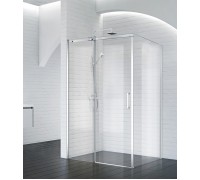 Душевой уголок BelBagno Acqua 130x80х195 ACQUA-AH-1-130/80-C-Cr профиль хром, стекло прозрачное