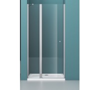 Душевая дверь BelBagno Etna 100x195 ETNA-B-12-60/40-C-Cr-90 профиль хром/матовый, стекло прозрачное