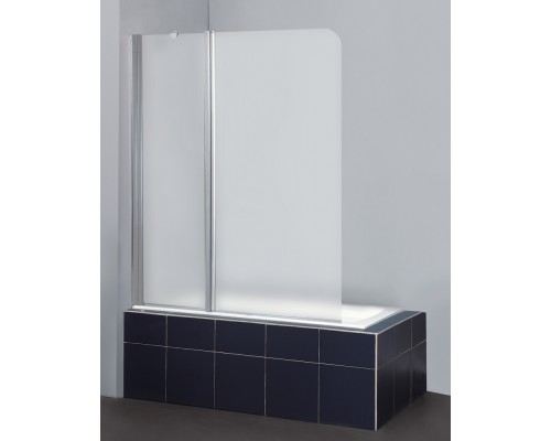 Шторка для ванны BelBagno Sela 120х140 SELA-V-11-120/140-P-Cr-L профиль хром, стекло рифлёное