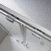 Душевая дверь BelBagno Luce 140x195 LUCE-BF-2-140-C-Cr профиль хром, стекло прозрачное