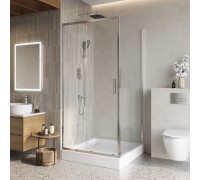 Душевой уголок BelBagno Luce 100x100х195 LUCE-A-1-100/100-C-Cr профиль хром, стекло прозрачное