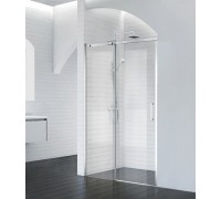 Душевая дверь BelBagno Acqua 140х195 ACQUA-BF-1-140-C-Cr профиль хром, стекло прозрачное