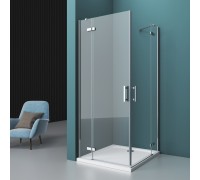 Душевой уголок BelBagno Kraft 90x90x195 KRAFT-A-22-90-C-Cr профиль хром, стекло прозрачное