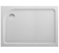 Душевой акриловый поддон BelBagno Tray 100х80 левый TRAY-BB-AH-100/80-15-W-L