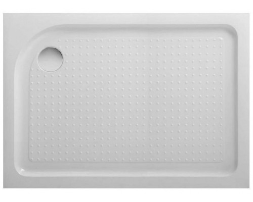 Душевой акриловый поддон BelBagno Tray 100х80 левый TRAY-BB-AH-100/80-15-W-L