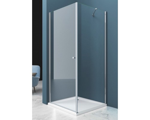 Душевой уголок BelBagno Etna 80x100x195 ETNA-AH-1-80/100-C-Cr профиль хром, стекло прозрачное