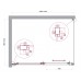 Душевой уголок BelBagno Luce 130x100х195 LUCE-AH-1-130/100-C-Cr профиль хром, стекло прозрачное