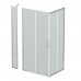 Душевой уголок BelBagno Luce 105x80х195 LUCE-AH-21-105/80-C-Cr профиль хром, стекло прозрачное