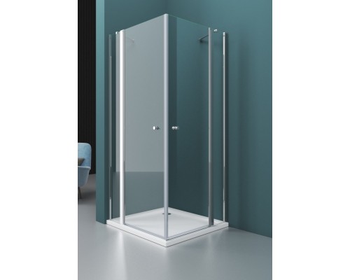 Душевой уголок BelBagno Etna 80x100x195 ETNA-AH-22-80/100-C-Cr профиль хром/матовый, стекло прозрачное