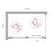 Душевой уголок BelBagno Luce 120x80х195 LUCE-AH-1-120/80-C-Cr профиль хром, стекло прозрачное