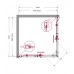 Душевой уголок BelBagno Marino 100x100x195 MARINO-A-2-100-C-NERO профиль черный/матовый, стекло прозрачное