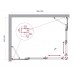 Душевой уголок BelBagno Luce 130x100х195 LUCE-AH-22-130/100-C-Cr профиль хром, стекло прозрачное