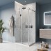 Душевой уголок BelBagno Marino 100x80x195 MARINO-AH-2-100/80-C-CR профиль хром, стекло прозрачное