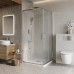 Душевой уголок BelBagno Luce 90x90х195 LUCE-A-2-90-C-Cr профиль хром, стекло прозрачное