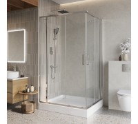 Душевой уголок BelBagno Luce 150x110х195 LUCE-AH-22-150/110-C-Cr профиль хром, стекло прозрачное