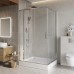 Душевой уголок BelBagno Luce 150x120х195 LUCE-AH-22-150/120-C-Cr профиль хром, стекло прозрачное