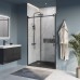 Душевая дверь BelBagno Marino 120x195 MARINO-BF-1-120-C-NERO профиль черный/матовый, стекло прозрачное