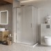 Душевой уголок BelBagno Luce 110x90х195 LUCE-AH-21-110/90-P-Cr профиль хром, стекло рифленое