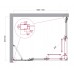 Душевой уголок BelBagno Luce 110x90х195 LUCE-AH-21-110/90-C-Cr профиль хром, стекло прозрачное