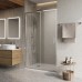 Душевая дверь BelBagno Luce 110x195 LUCE-BF-1-110-C-Cr профиль хром, стекло прозрачное