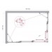 Душевой уголок BelBagno Luce 150x110х195 LUCE-AH-22-150/110-C-Cr профиль хром, стекло прозрачное