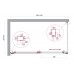 Душевой уголок BelBagno Luce 140x80х195 LUCE-AH-1-140/80-C-Cr профиль хром, стекло прозрачное