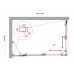 Душевой уголок BelBagno Luce 120x80х195 LUCE-AH-21-120/80-C-Cr профиль хром, стекло прозрачное